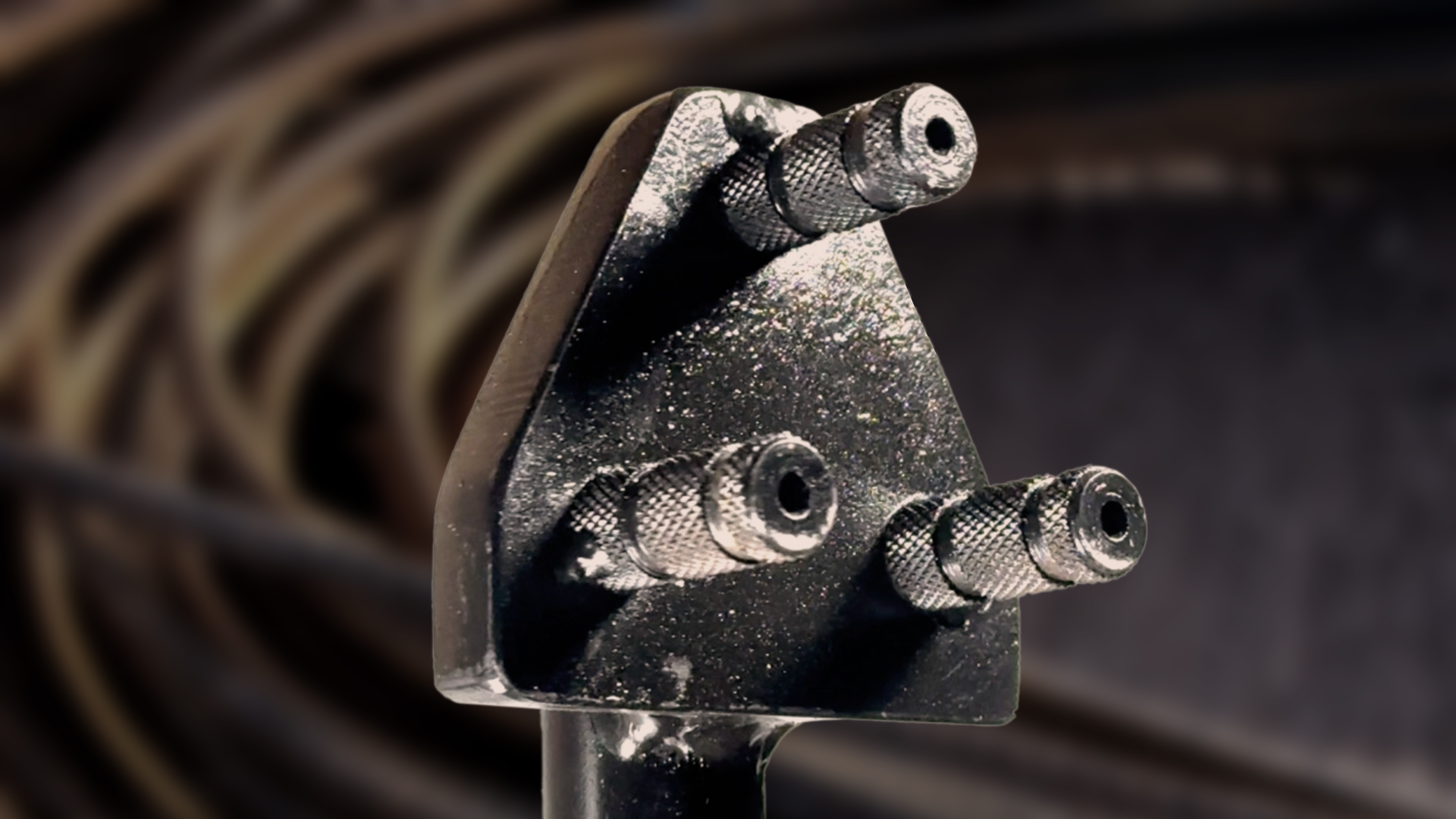 clode-up of rebar bender made by Richard l. Winget 